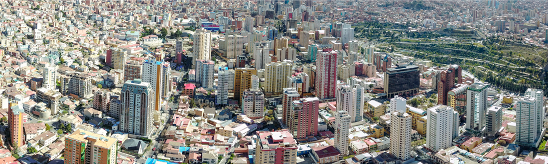 Vista de la ciudad de La Paz